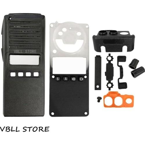 Black Replacement Repair Case Housing Cover For Kenwood TK380 TK480 Limited Keypad Portable Radio Walkie Talkie