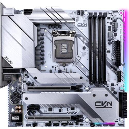 Colorful Motherboard CVN Z590M GAMING FROZEN V20 M.2 SSD PCI-E x16 x4 128GB DDR4 Motherboard for 11600K/11700K/11900K