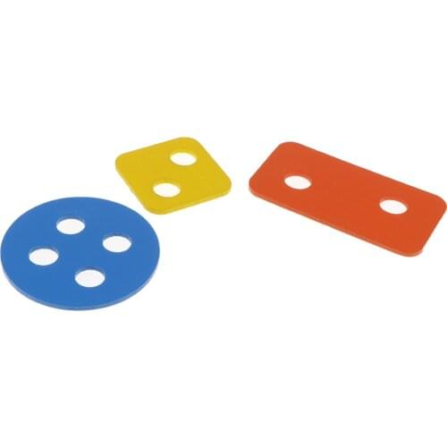 Baby Toddler Wooden Train Toys Learn to Lace Sew Basic Skills Teaching Tool