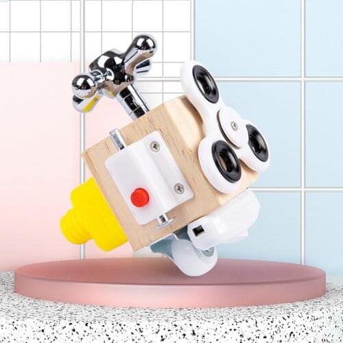 Baby Travel Busy Board Toy Educational Toy for Baby Learning Life Skills Intellectual Toys Wooden Crowded Board for Toddlers