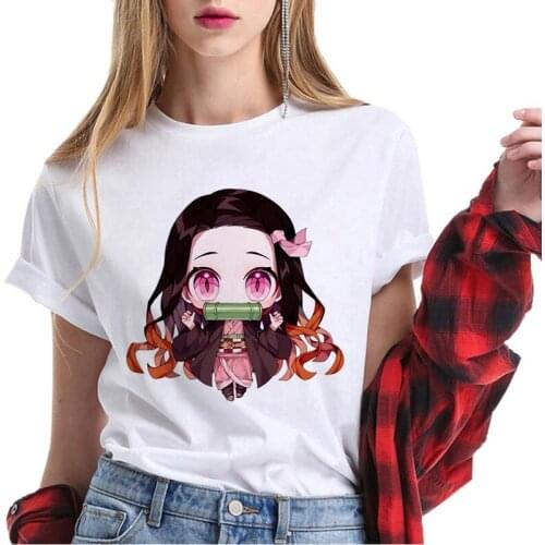 Nezuko Shinobu Kocho T Shirt Men Kimetsu No Yaiba Graphic Tops Japanese Anime Demon Slayer Shirt Unisex Funny Tshirt Male 90s