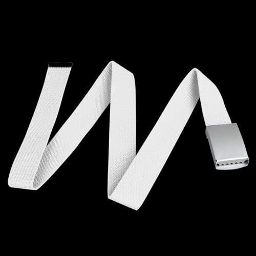 Canvas cotton white belt belts textile Ribbon belt