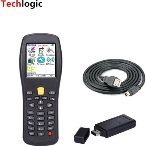 Techlogic X5 Wireless Laser Barcode Scanner Barcode Handheld Terminal PDA for Supermarket and Warehouse High Scan Speed Gun