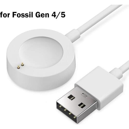 Magnetic Charger for Fossil Gen 4 Explorist HR/Venture HR/Sport & Gen 5 Garrett Hr/Carlyle/Julianna USB Charging Cable Magnet