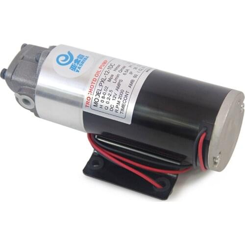 12v Oil Pump Direct Current Small Electric Self-Priming Gear Machine Tool Cooling Pump Oil Pumping