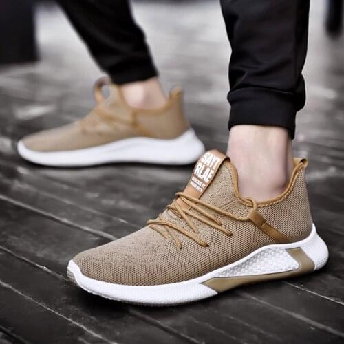 2021 spring and autumn mens running shoes mens fashion casual breathable sports running sports shoes lace-up shoes