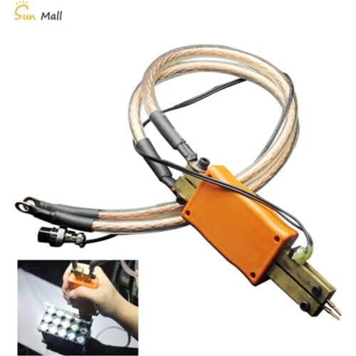 Diy 16 square electric vehicle battery pack spot welding pure copper handheld integrated spot welding pen with trigger switch