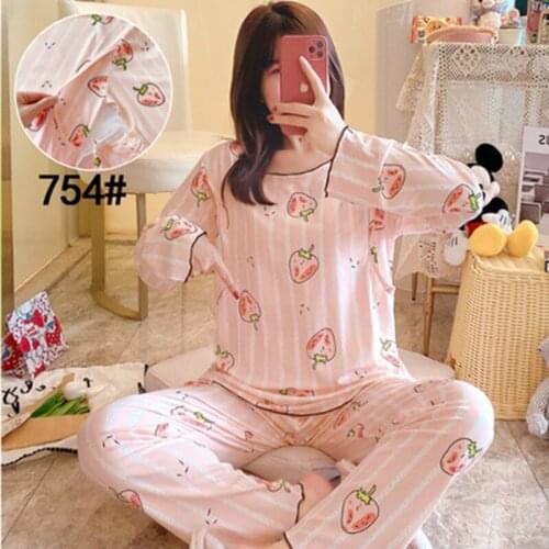 Maternity Nursing Pajamas for Women Breastfeeding Pregnant Women Nursing Pjs Set Top Pants Sleepwear Pregnancy Nightgown Clothes