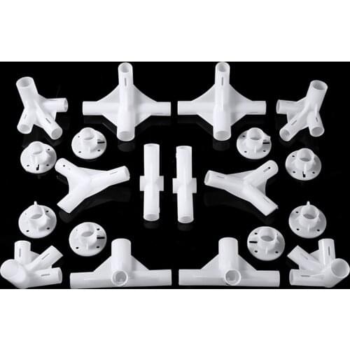 20Pcs Plastic Spare Parts For Gazebo Awning Tent Feet Corner Center Connector 25/19mm Tent Accessories Hot Sale
