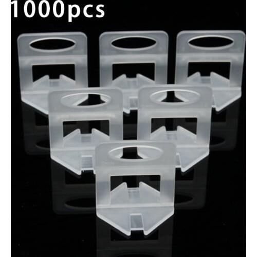Floor Tile Levelling Clips Spacers Clamp Wedges Flooring Plastic 500pcs Flat