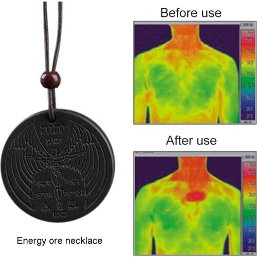 Details About Powerful Scalar Bio Energy Quantum Pendant Magnetic Health Power Pendant Necklace Rope Chain Unisex Necklace