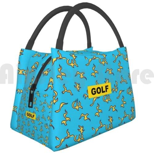 Portable Insulation Bag Golf Wang Fire Pattern Golf Golf Wang Fire Fire Pattern Golf Fire