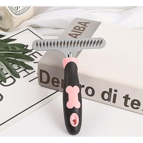 Slicker brush for long hair things for dogs pet grooming tool brosse demelante cheveu dogs pets accessories grabki do massage
