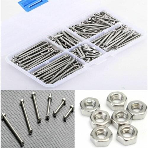 M3 Stainless Steel Hex Screw Nuts Bolt Socket Cap Assortment Set 24pcs/box