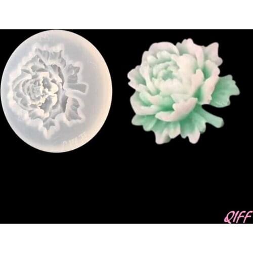 3D Flower Rose Silicone Mould Mold For Resin Jewelry Pendants Necklace Making