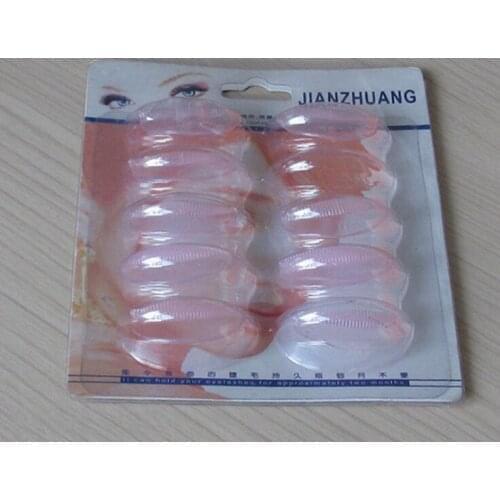 100/200/500PCS Silicone gasket with simple makeup and hair tool for the beauty of eyelash baby ironing aid