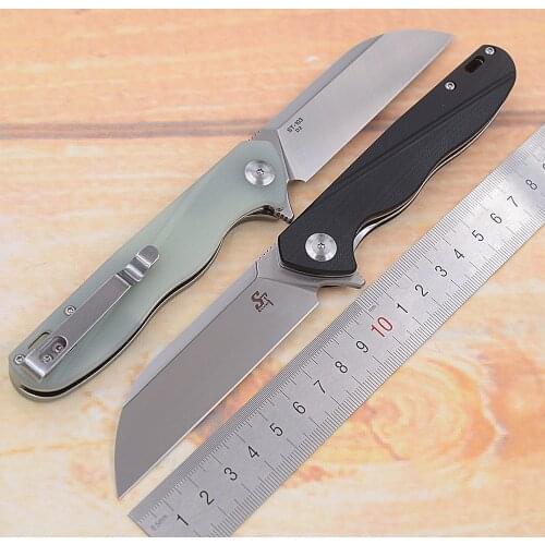 High Quality ST103jungle adventure outdoor pocket camping hunting folding knife D2 blade G10handle Tactical Survival gifts knife