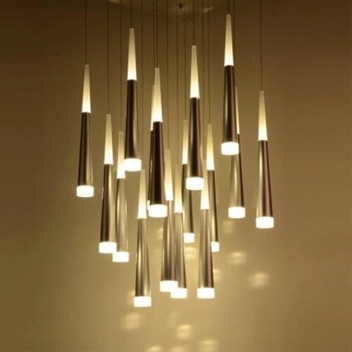 Modern LED Pendant Light Kitchen Metal Light Fixture Fashion Living room Decorative Pendant Lamp ForRestaurant Bar Dinning Table