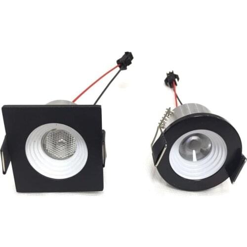 10pcs/lot Mini Downlight Under 45mm Cabinet Spot Light 3W Ceiling Recessed Lamp AC85-265V Dimmable Down lights free shipping