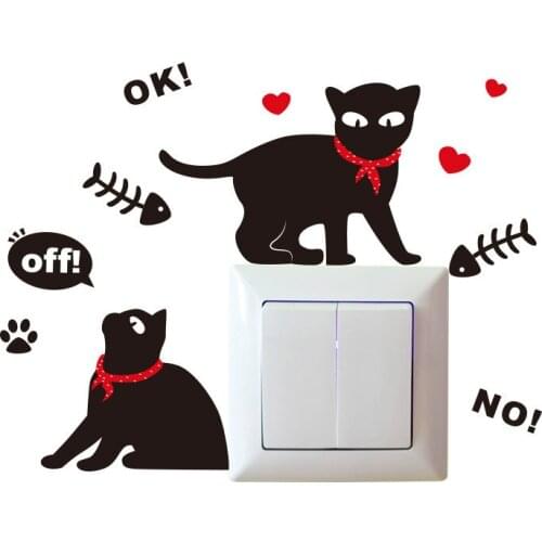 Light Switch Sticker Kid Baby Nursery Room DIY Wall Decoration wallstickers Decal Children Bedroom Home bathroom decor wallpaper