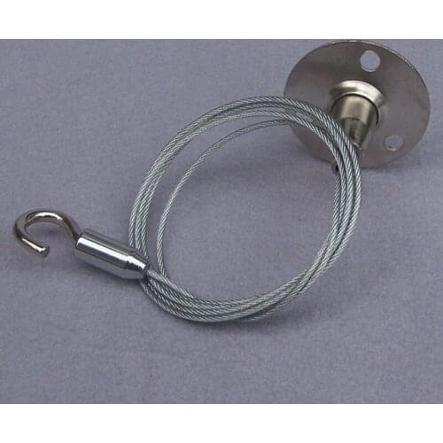 Telescopic Steel wire Hook bearing rope for hanging lamp Lighting Accessories 20pcs