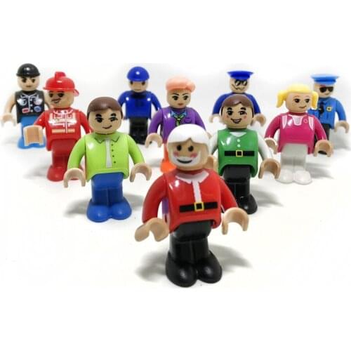 X1-A variety of villain accessories 4.5cm compatible wooden train track suitable for wooden game scene essential accessories