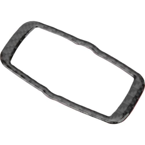 Car side mirror guard Car Mirror Headlight Switch Button Trim Cover Carbon Fiber Fit for 5 Series E60/E61 2004‑2010 car