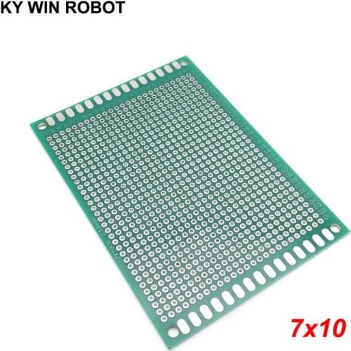 1pcs 7x10cm 70x100 mm Double Side Prototype PCB Universal Printed Circuit Board Protoboard For Arduino