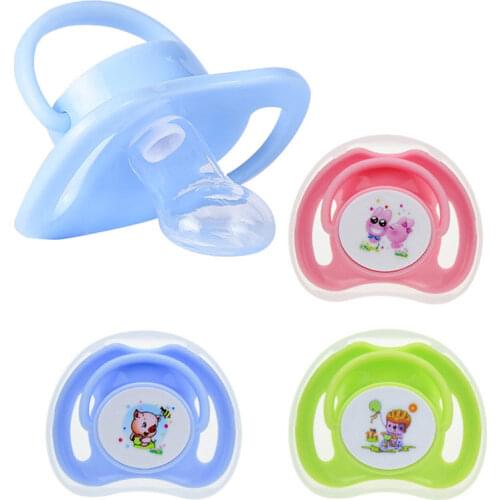 1PC Baby Cute Food Grade Liquid Silicone Pacifiers Infant Kids Round / Flat Nipples Teeth Soothers Pacifiers Mobile Phone Straps