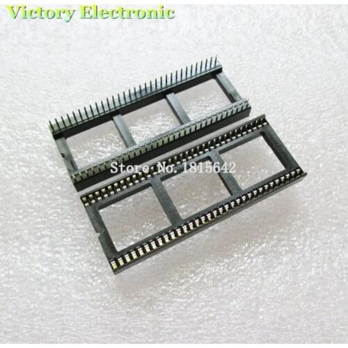 10PCS/Lot New 64Pin Socket DIP IC Sockets Adaptor Solder Type Socket Kit Wholesale Electronic
