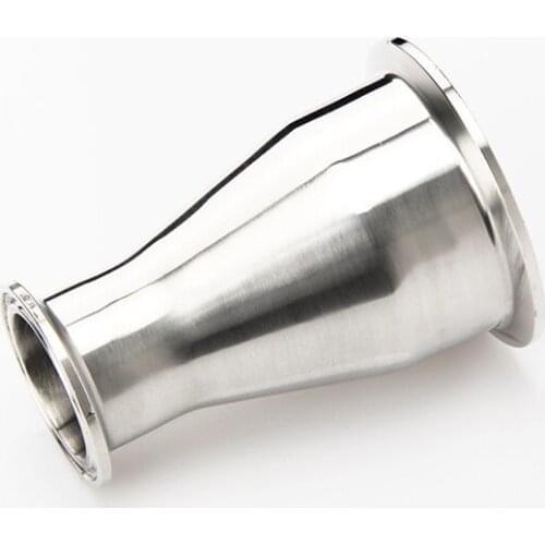 38mm To 19mm Pipe OD 1.5" Tri Clamp Reducer 304 Stainless Steel Sanitary Pipe Fitting Connector For Home Brew Homebrew