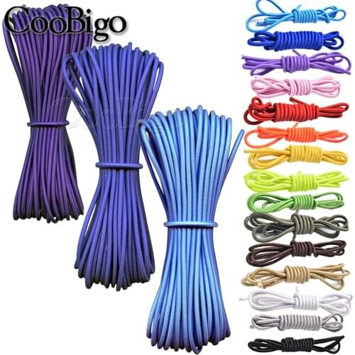 5Meters (5.5yard) 3mm Colorful High-Quality Round Elastic Band Round Elastic Rope Rubber Band Elastic Line DIY Sewing Accessorie