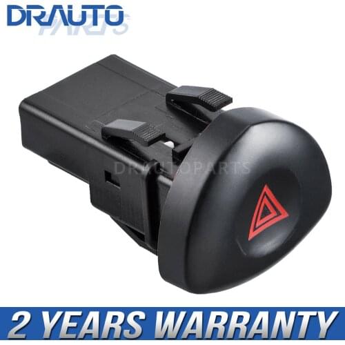 Emergency Hazard Lights Warning Switch For Renault Clio MK II Hatchback 2001 2002 2003 2004 2005 2006 8200442723 82000060036