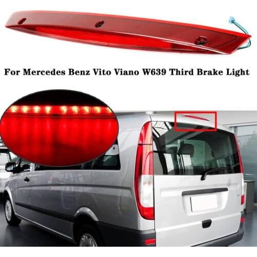 W639 Car Tail Light High Mount 3rd Rear Third Brake Light Stop Lamp For Mercedes Benz Vito Viano W639 Third Brake Light