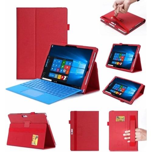 For Microsoft Surface Pro 7 6 5 4 Case Luxury PU Leather Tablet Cover for Funda Surface Pro 7 6 3 4 Compatible With Keyboard