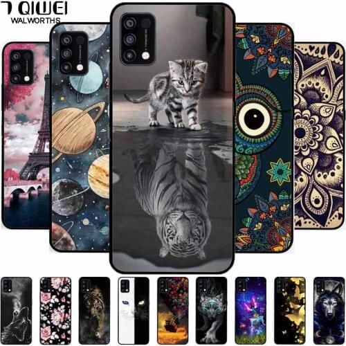 For OPPO A74 4G Case Soft Silicone Cute Cartoon TPU Cover For OPPO A54 4G 6.51'' Phone Cases Shockproof Funda for OPPOA74 A 54