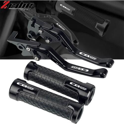 For HONDA CB599 CB600F CB 600F 2007 2008 2009-2013 Motorcycle accessories Handle grips handlebar grip & short Brake Clutch Lever