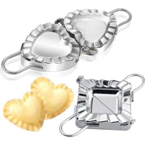 Dumpling Maker Mould Stainless Steel Heart Shaped Dumpling Press Kitchen Tools