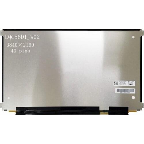 IPS 100% sRGB 4K 15.6 inch laptop LED LCD Screen LQ156D1JW02 LQ156D1JW04 UHD 3840×2160 40pins