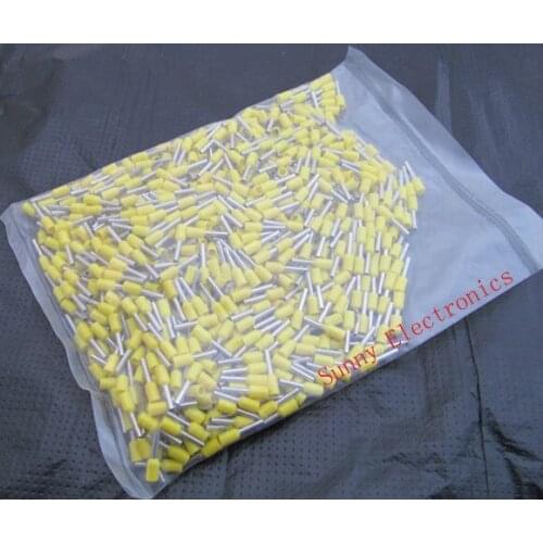 Wholesal 10000pcs E0508 Tube insulating Insulated terminals 0.5MM2 Cable Wire Connector Insulating Crimp Terminal Connector