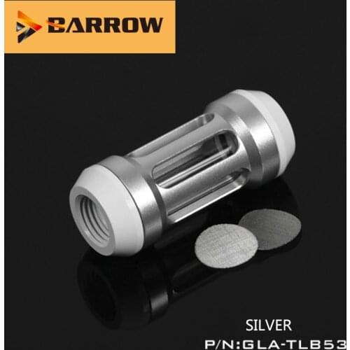 Barrow Compound Filters G1/4 Glass withMetal Multiple Color Combination With Extra Filter Net High Weather Resistance GLA-TLB53