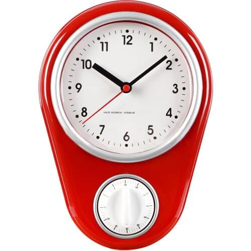 Creative Kitchen Wall Clock Modern And Simple Timer Alarm Mini Personality Small Household Clocks Timer Cooking