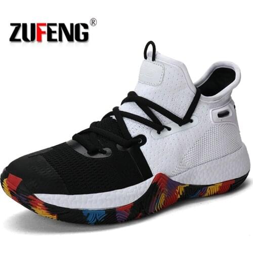 New High Quality Basketball Shoes Men Women High-top Sports Hombre Athletic Mens Shoes Comfortable Kids Sneakers Big Size 35-46