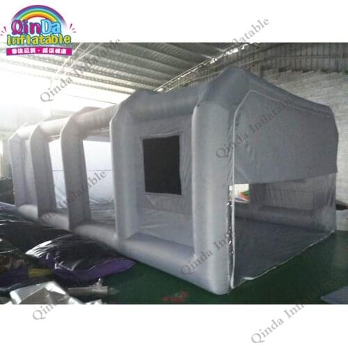 7m*4m*2.5m inflatable portable paint booth mobile inflatable car spray booth for sale