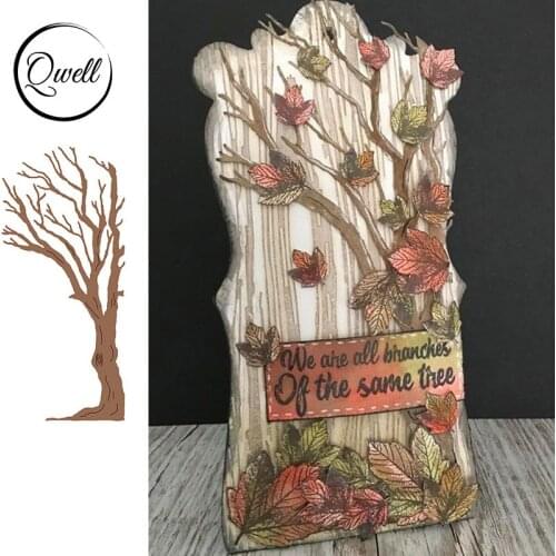 QWELL Tree Metal Cutting Dies for Scrapbooking and Card Making Paper Embossing Craft New 2019 die cuts