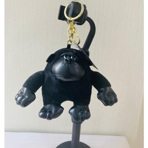 Plush pendant doll big gorilla keychain schoolbag mobile phone accessories car key pendant plush toys stuffed animal
