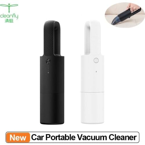 Cleanfly Mini Car portable vacuum cleaner hepa light Wireless Hand-Helded CoClean Fast Charge Portable car dust cleanner