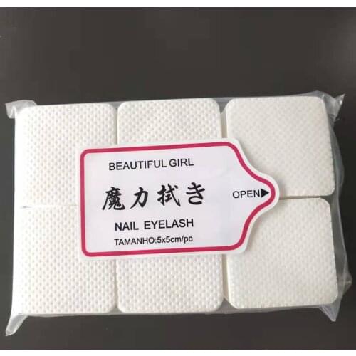300pcs Lint-Free Nail Polish Remover Cotton Nail Wipes UV Gel Tips Remover Cleaner Paper Pad Nail Art Cleaning Manicure Tool 20
