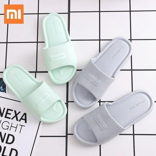 Xiaomi Unisex Home Sandals Women Men Slippers Flat Shoes Bathing Non-slip Flip Flops Indoor Floor Summer Beach Sandal Slipper
