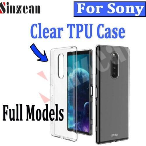 Sinzean 50pcs Soft TPU For Sony XZP/XZC/XZ/XZ1/XA/XA1/XA1 Ultra/X Compart/XA2 Ultra/XZ2/XZ2C/XZ3/XZ4C/XZ2P Silicone Clear Case